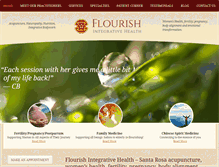 Tablet Screenshot of flourishintegrativehealth.com
